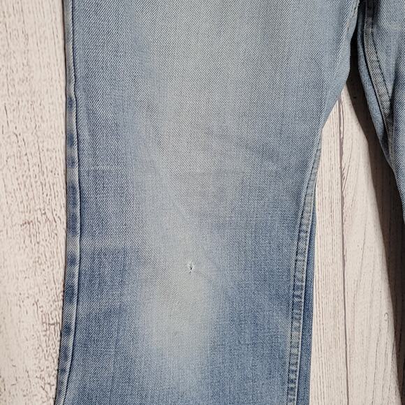 Vintage Levi's 1970s 517 Bootcut Light Wash Jeans, SZ 34x32 - Picture 3 of 11